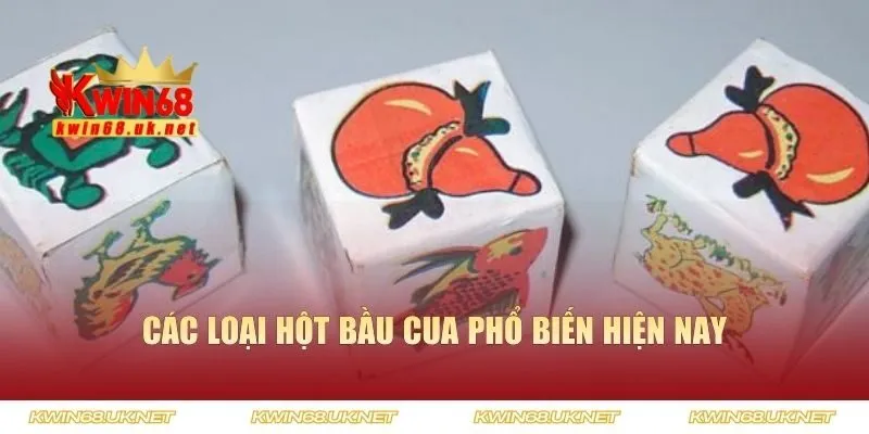 Các loại hột bầu cua phổ biến hiện nay